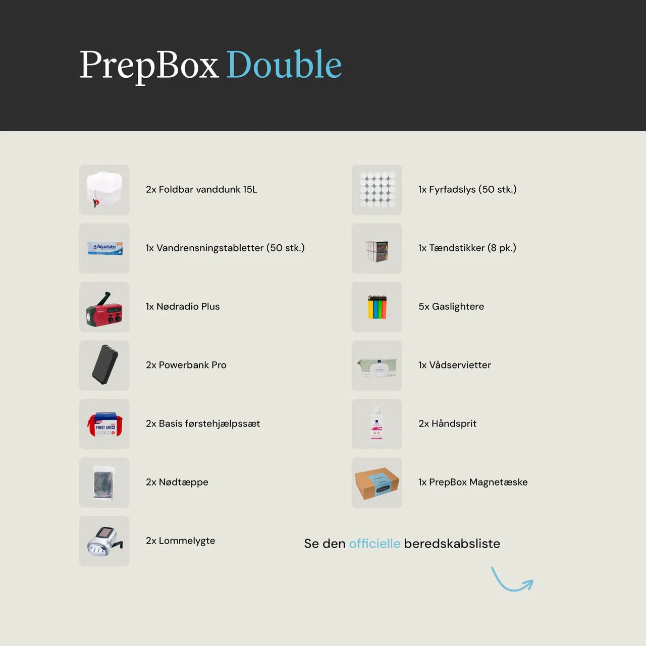 PrepBox Double (2 personer)